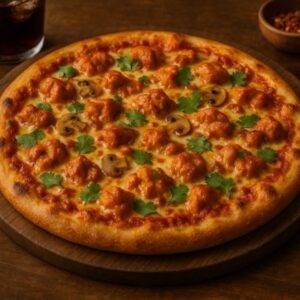 Butter Chicken Pizza